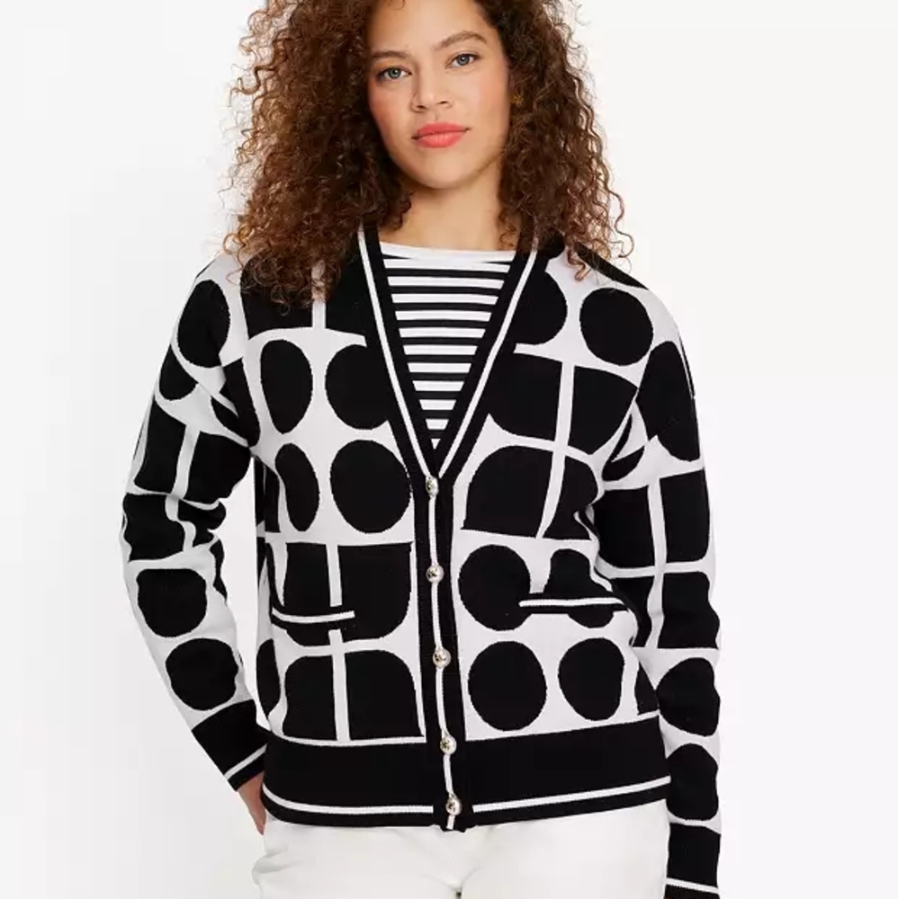 Kate Spade Noel Logo Cardigan*Excellant Condition * XS